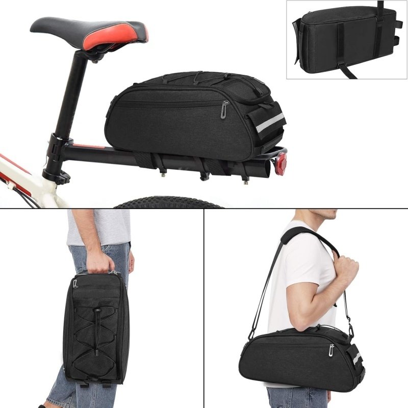 Convertible Bicycle Rear Seat Pack Bag (7)