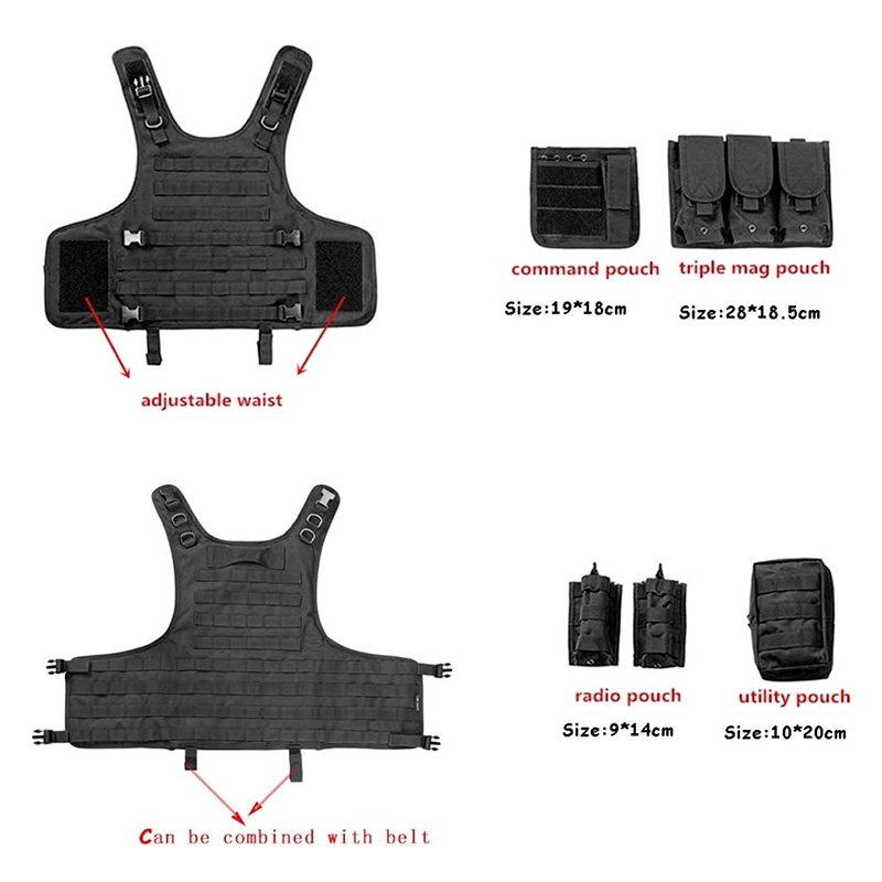 Adjustable Military Vest OEM ODM Factory