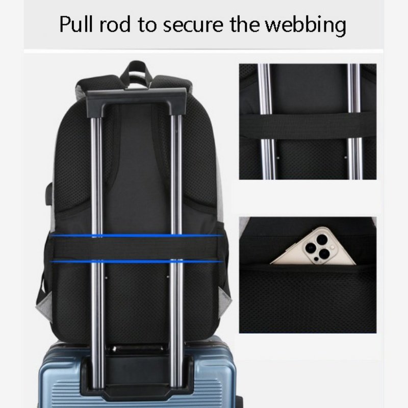 Anti Theft Laptop Backpack with USB Port (1)
