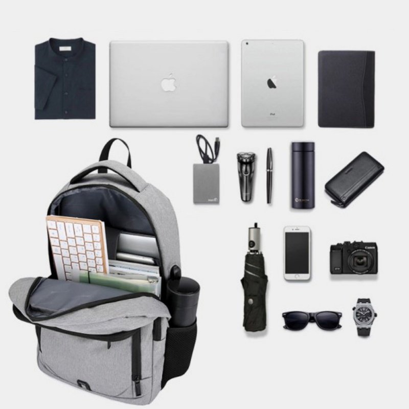 Anti Theft Laptop Backpack with USB Port (3)