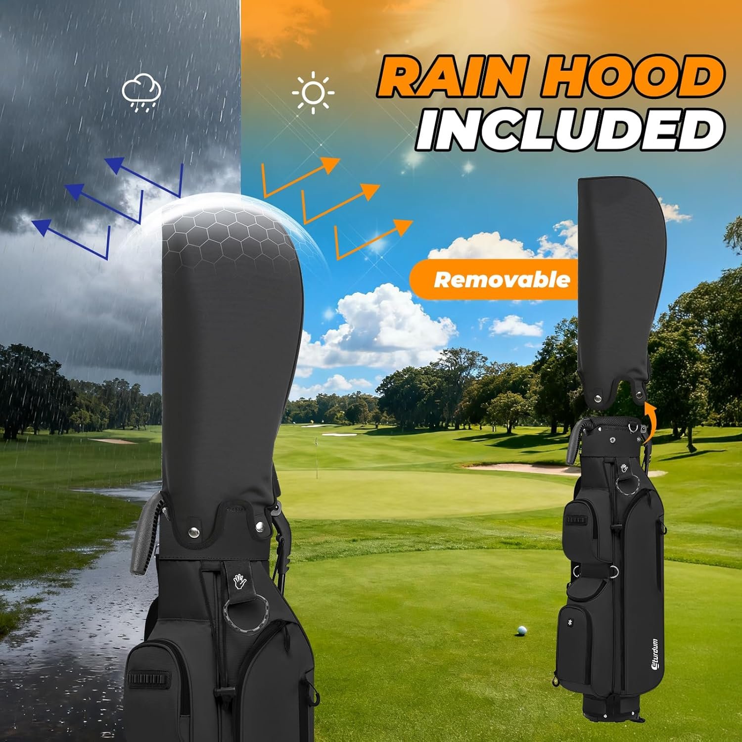 Compact Lightweight Golf Stand Bag Wholesale (2)