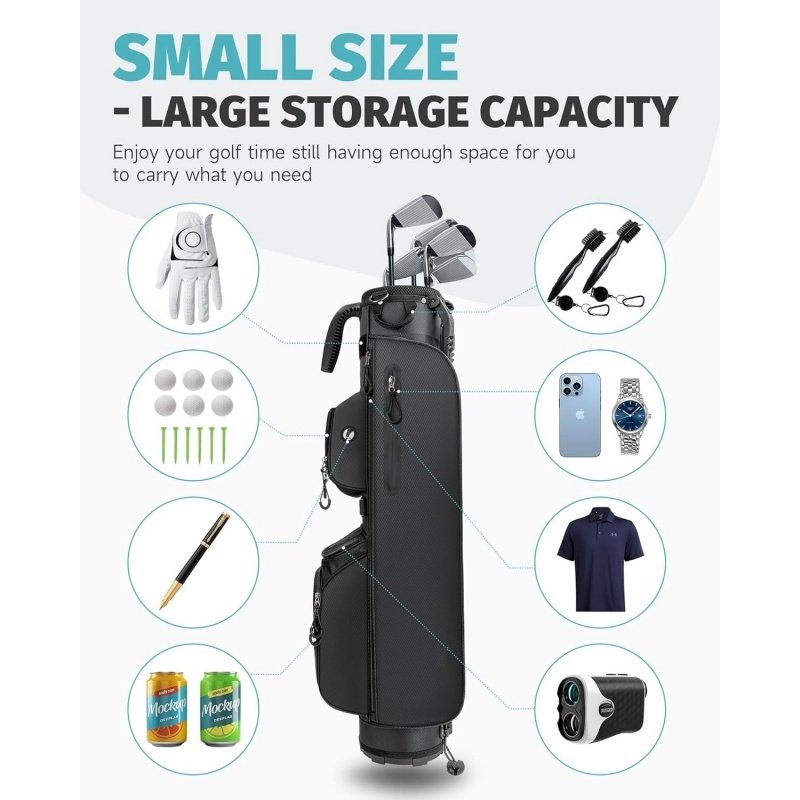 Compact Lightweight Golf Stand Bag Wholesale (4)