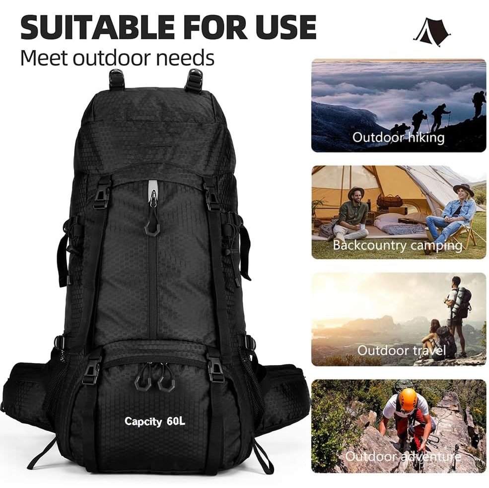 Custom 60L Outdoor Hiking Backpack