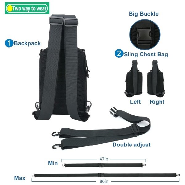 Custom Dual Pistol Chest Rig with Ambidextrous Holsters