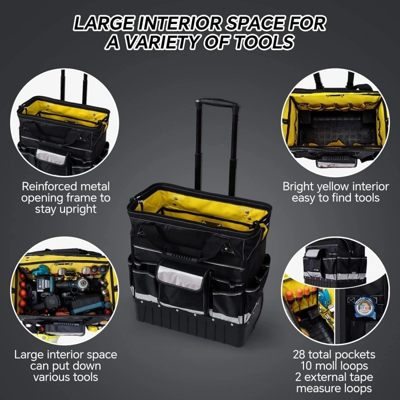 Custom Professional Grade Wheeled Tool Organizer (1)