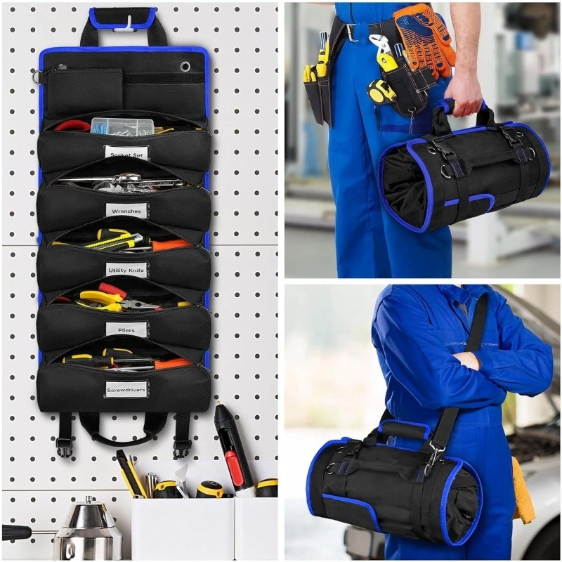 Custom Tool Roll Storage Organizer Bag (1)