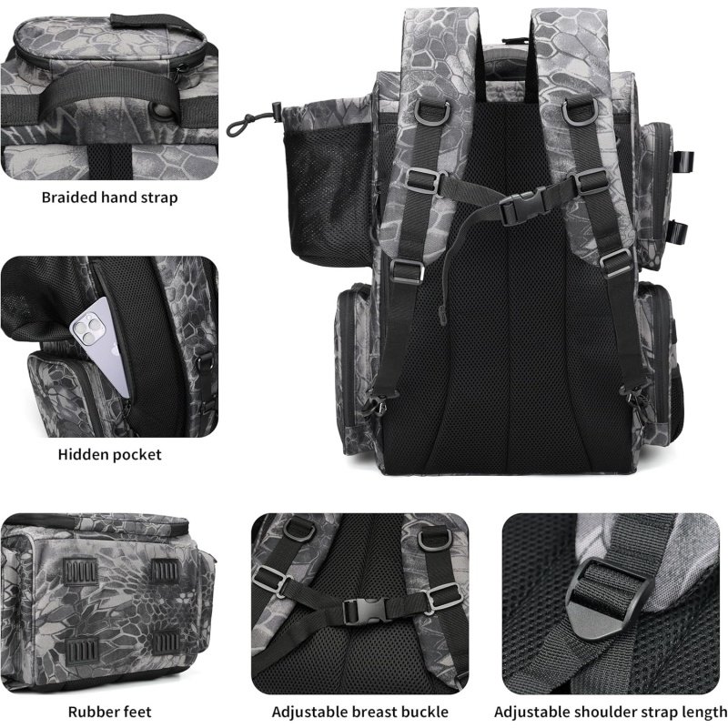 Factory Custom Saltwater Tackle Backpack