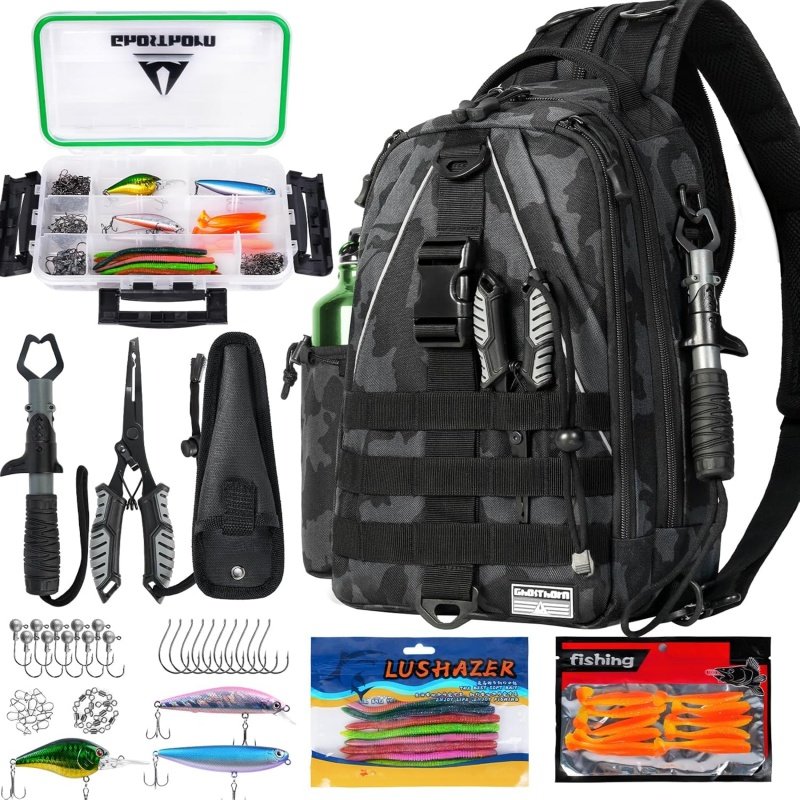 Factory Direct Fishing Tackle Sling Backpack