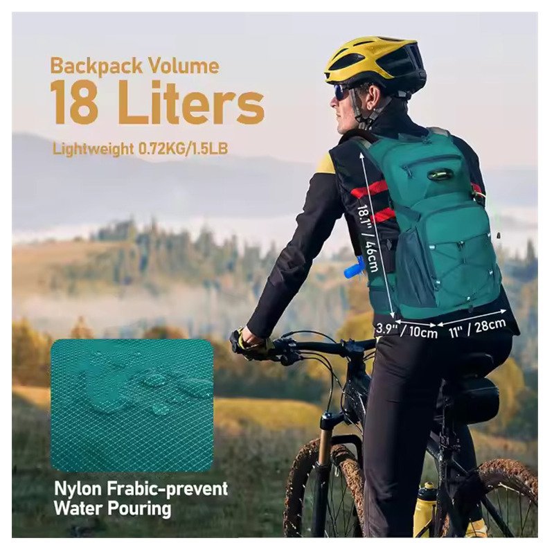 Lightweight Insulated Hydration Cycling Hiking Backpack (3)