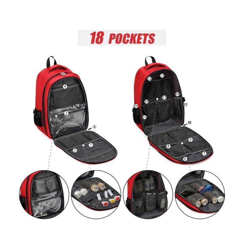 Medical Emergency Response First Aid Kit Backpack (2)