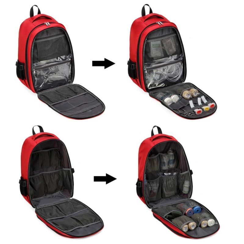 Medical Emergency Response First Aid Kit Backpack (4)