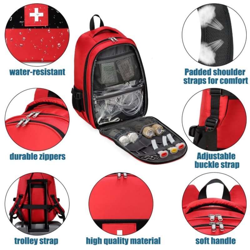 Medical Emergency Response First Aid Kit Backpack (5)