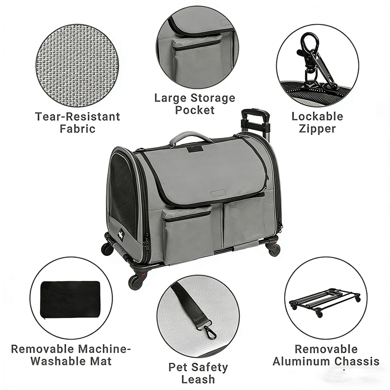 Multi-functional Dog Carrier with Big Pocket