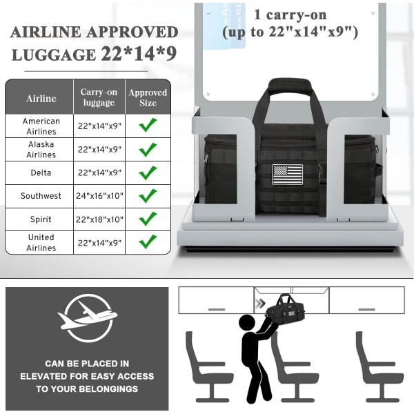 OEM 3-in-1 Modular Travel System with Detachable MOLLE
