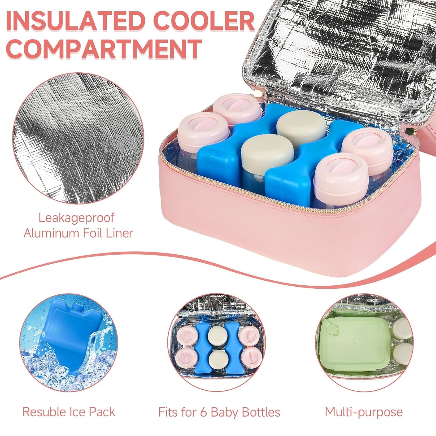 OEM Large Breast Pump Bag with Cooler