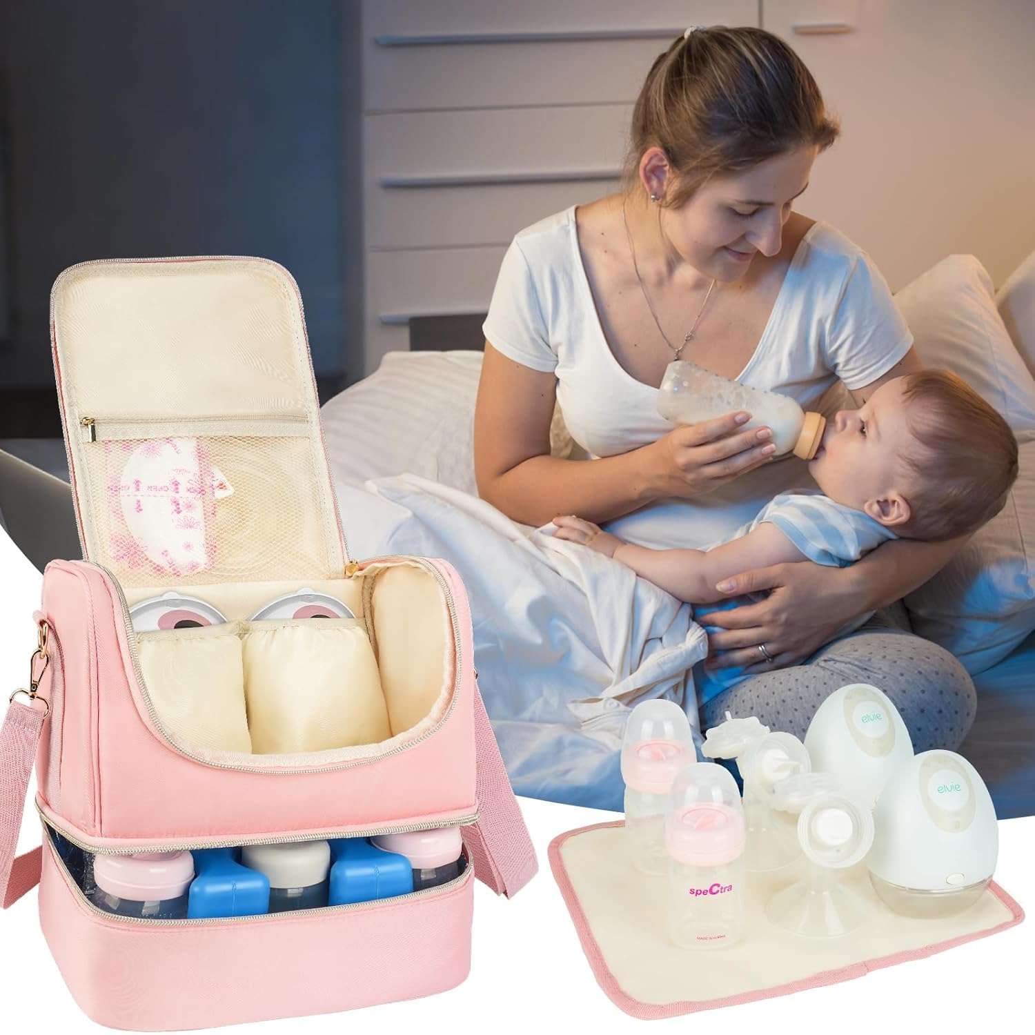 OEM Wearable Breast Pump Bag with Cooler
