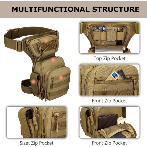 OEMODM Tactical Thigh Pack with MOLLE Webbing Platform