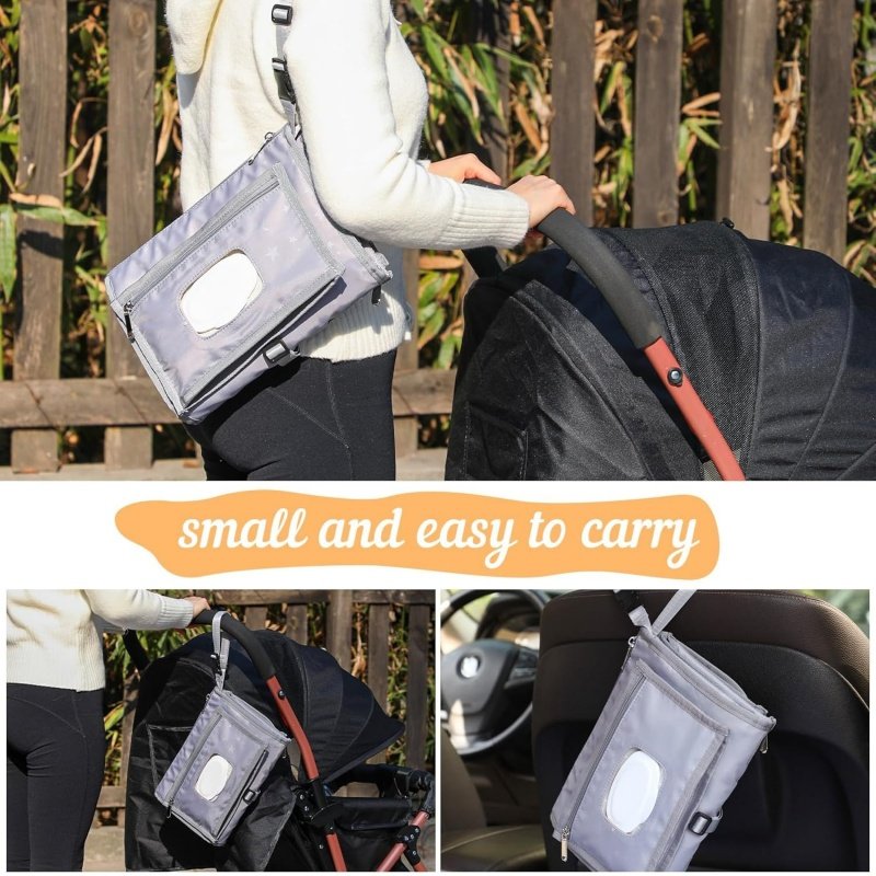 On-the-Go Baby Changing Station with Dispenser