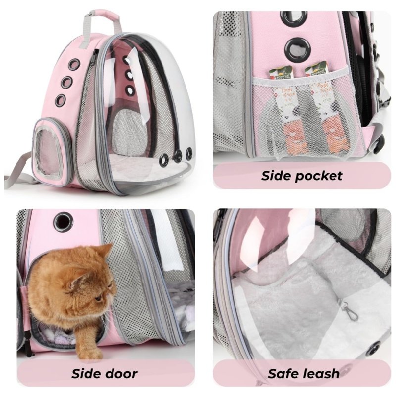 Panoramic transparent large-capacity pet backpack
