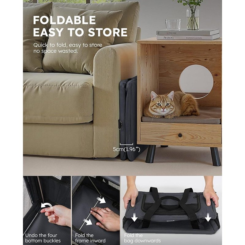 Portable and easy-to-store Pet Carrier