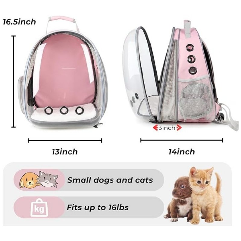 Safe, comfortable, and large-capacity pet backpack