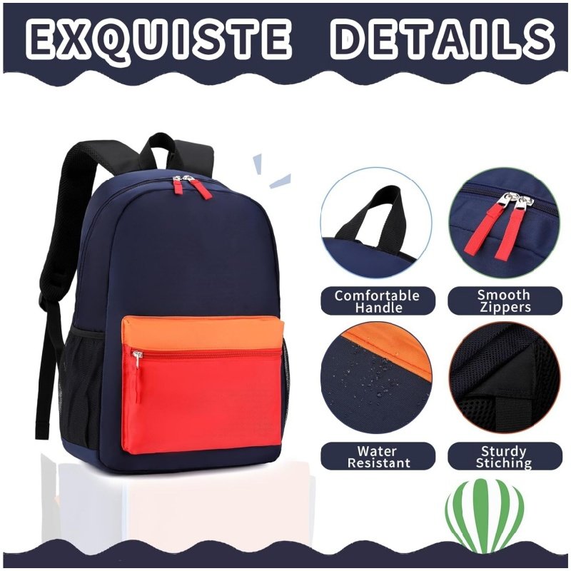 School Backpack Set with Lunch Bag OEM Manufacturer