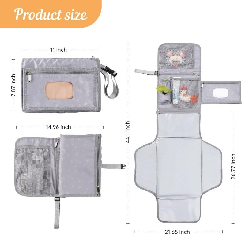 Travel Baby Changing Station with Dispensers