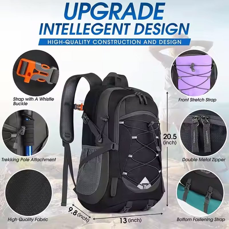 Waterproof Travel Hiking Backpack Custom