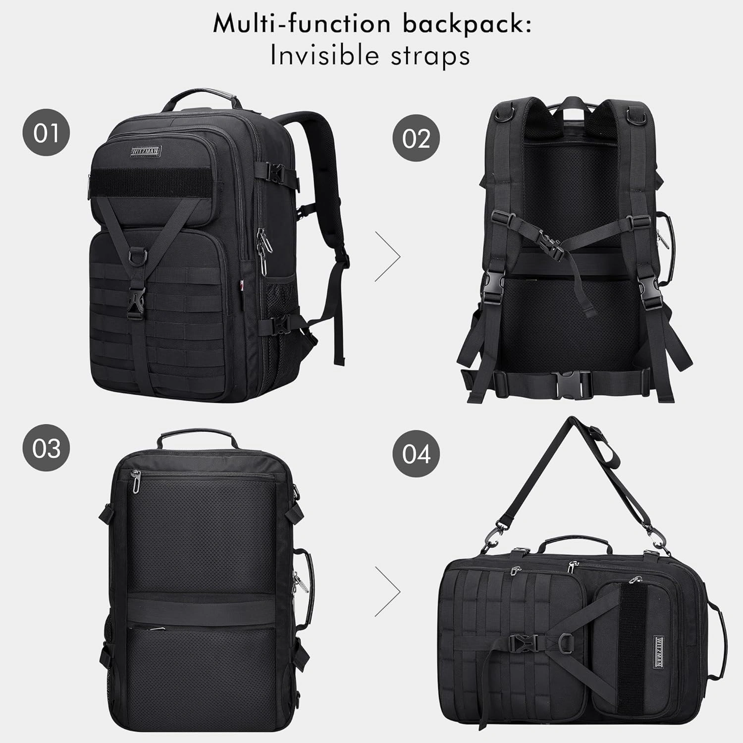 45L Convertible Travel Backpack