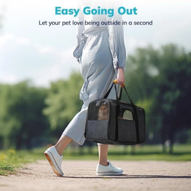 Breathable Machine-Washable Soft Sided Pet Travel Carrier OEM