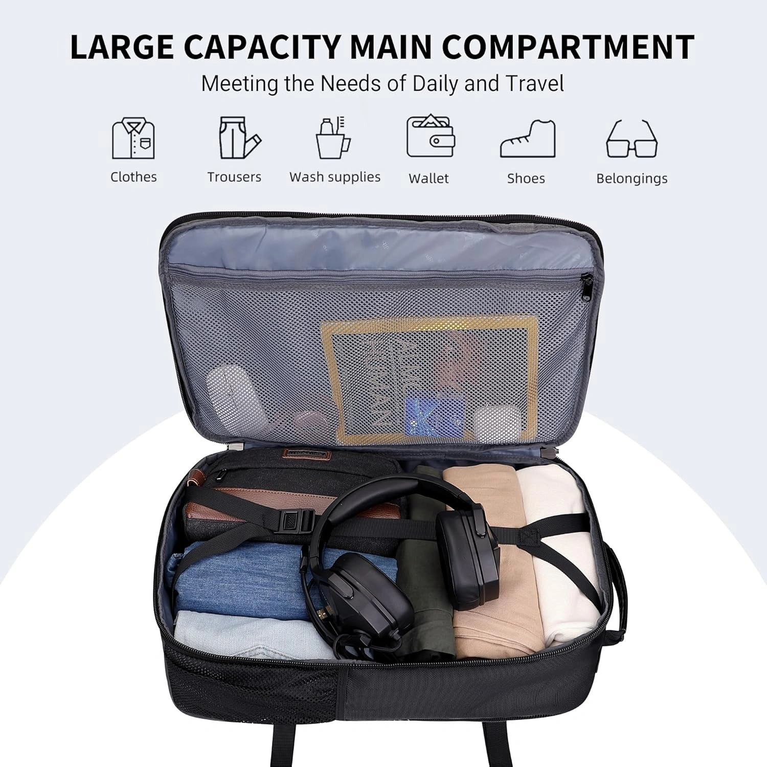 Carry On 45L Men Laptop Backpack