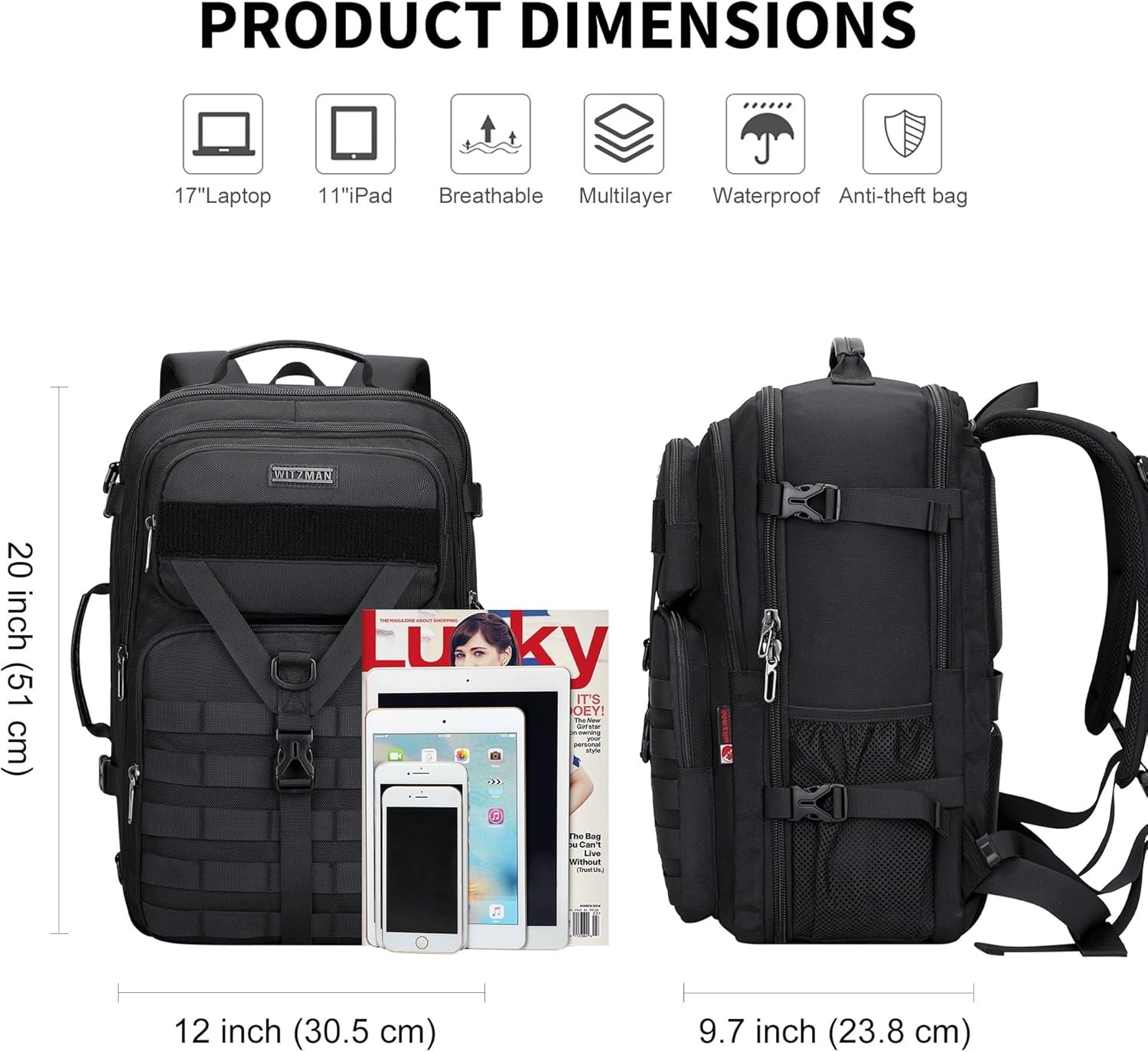 Carry On Business Men Laptop Backpack