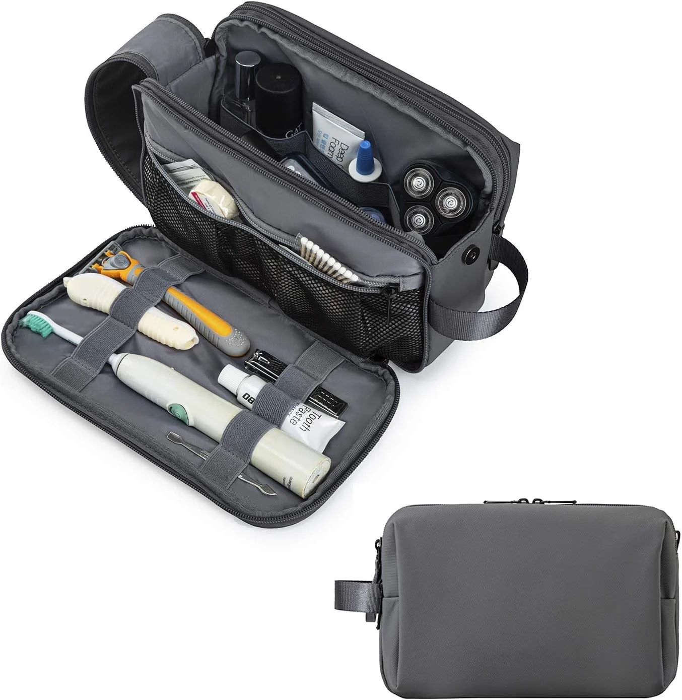 Lightweight Water-Resistant Men’s Travel Toiletry Bag