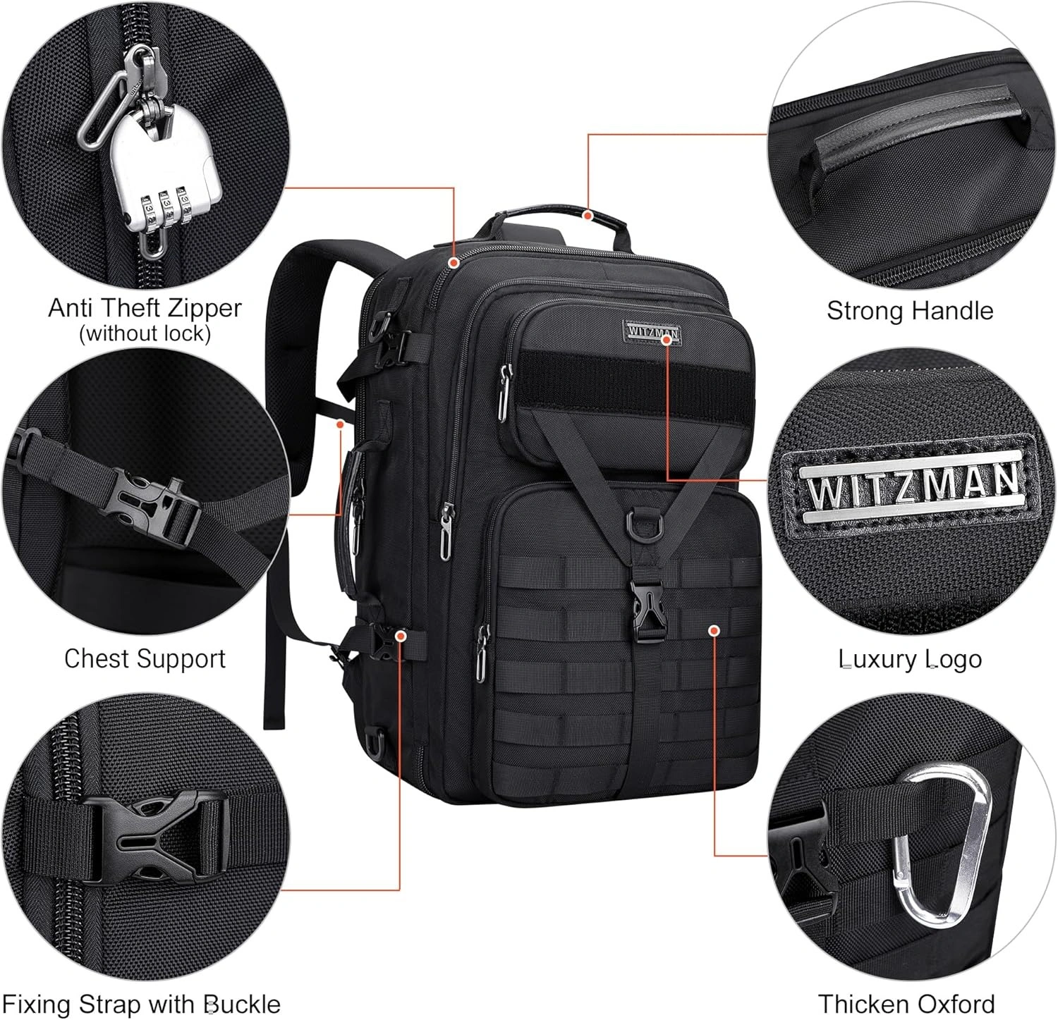 Men 17 Inch Carry On Backpack