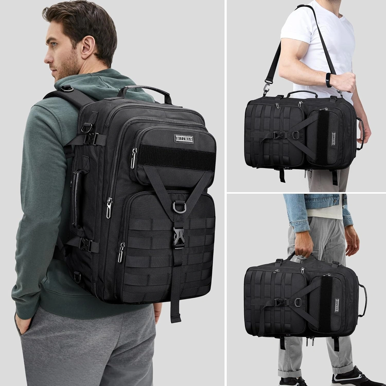 Men Convertible 45L Laptop Backpack