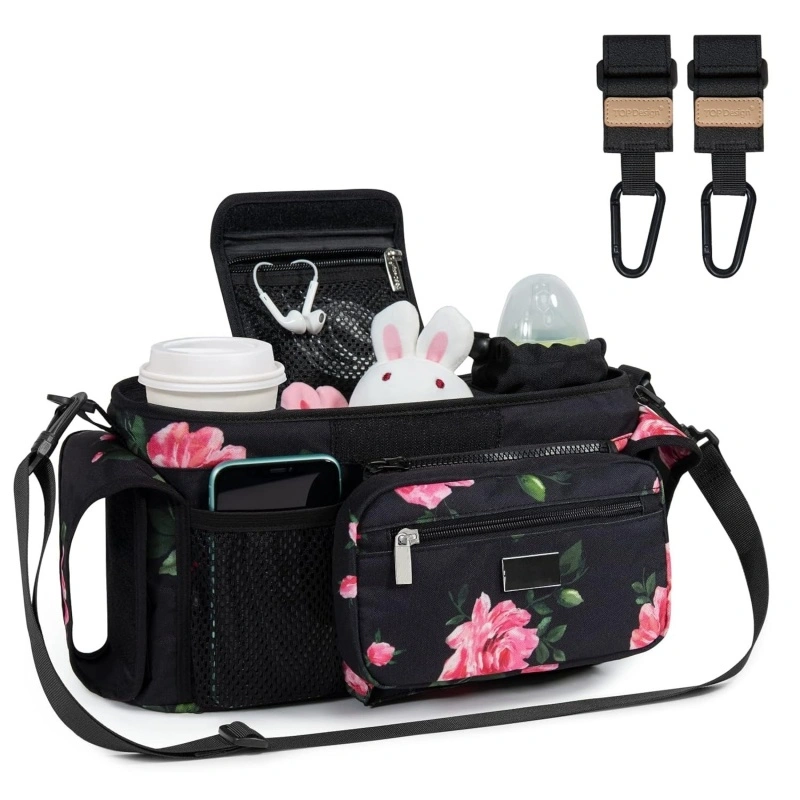OEM Baby Stroller Accessory with Drawstring Insulated Drink Holders (1)