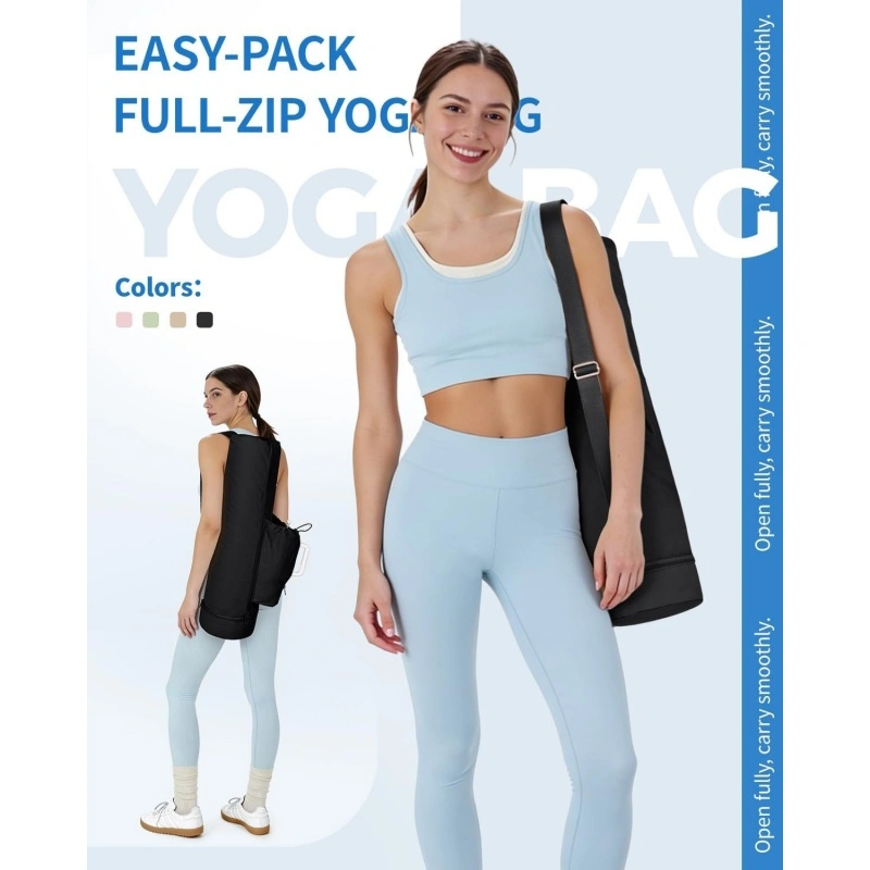 OEM Yoga Mat Carrier with Water Bottle Pocket (1)