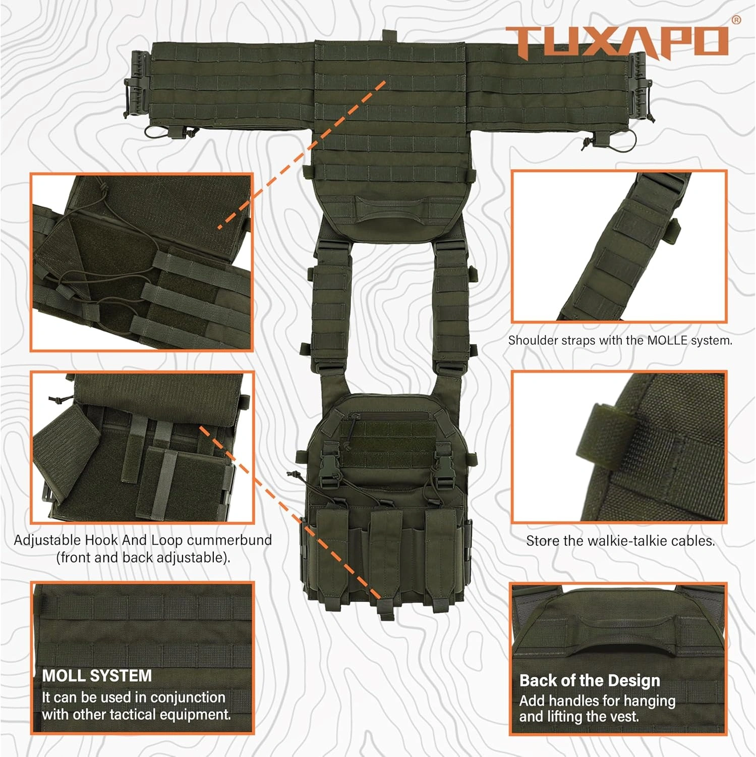 Outdoor Tactical Molle Carrier Vest (1)