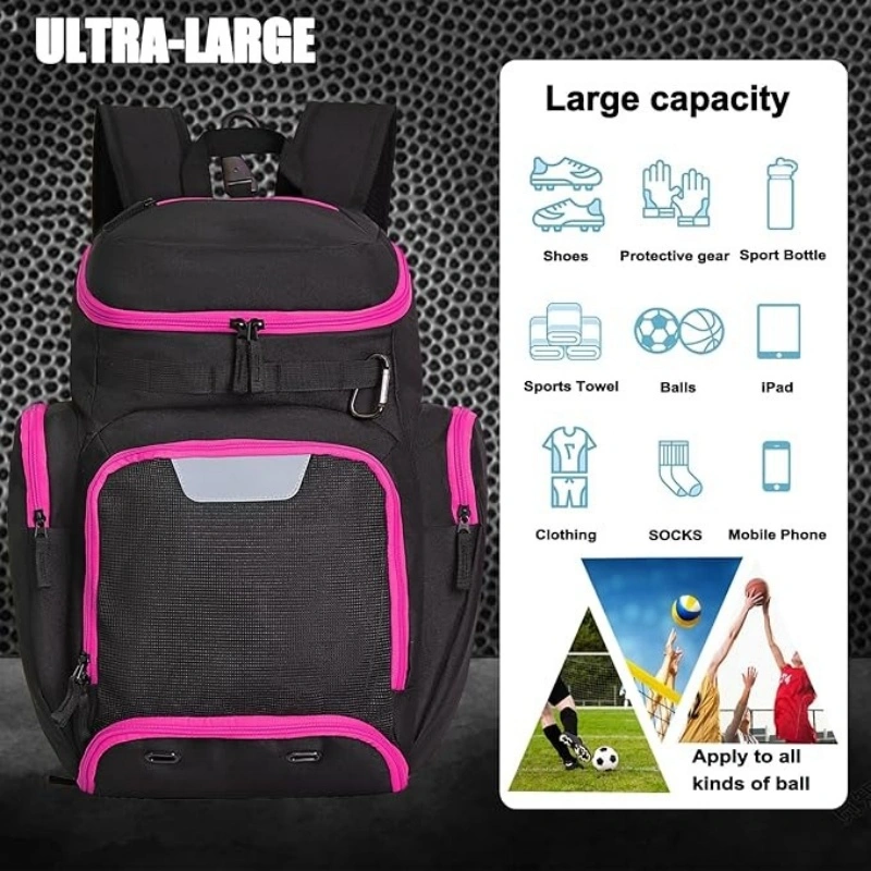 Smart Storage Sports Backpack with Ventilated Compartment OEM (1)