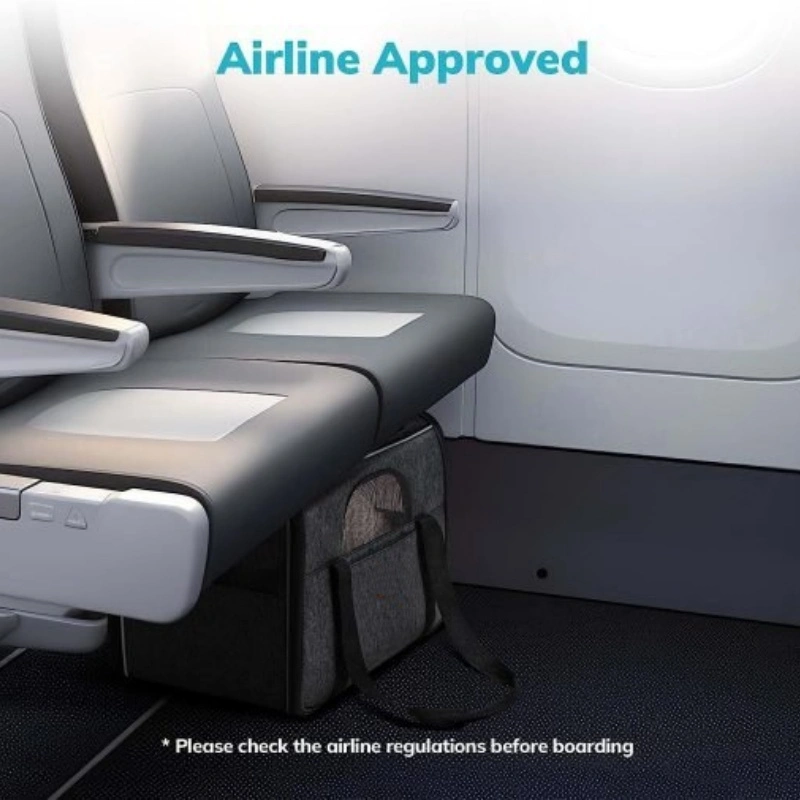 TSA Approved Under-Seat Pet Carrier for Car Travel OEM