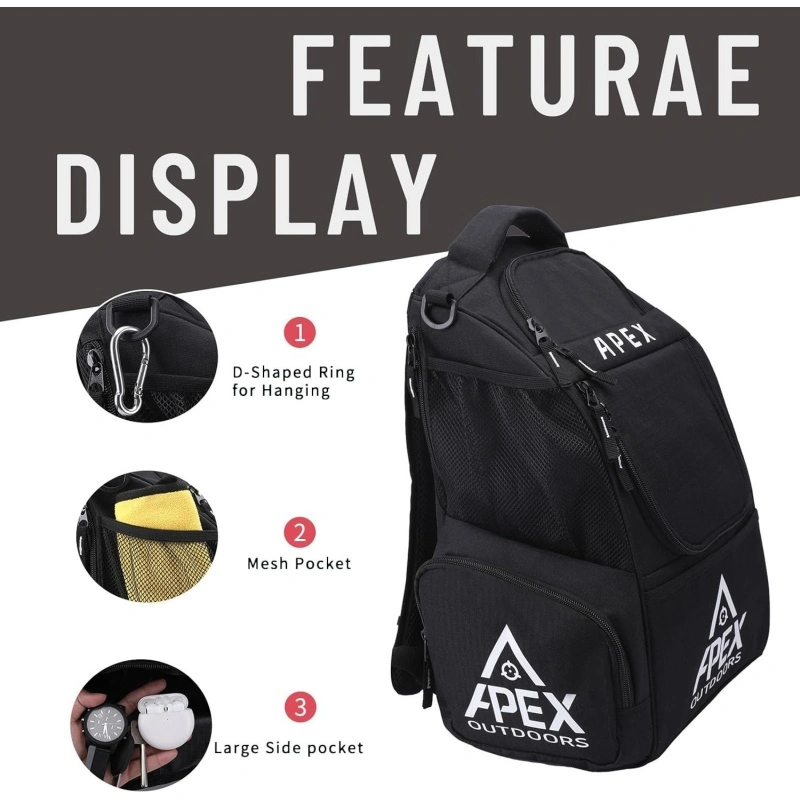 customized All-Day Disc Carry Backpack with Ventilation (1)