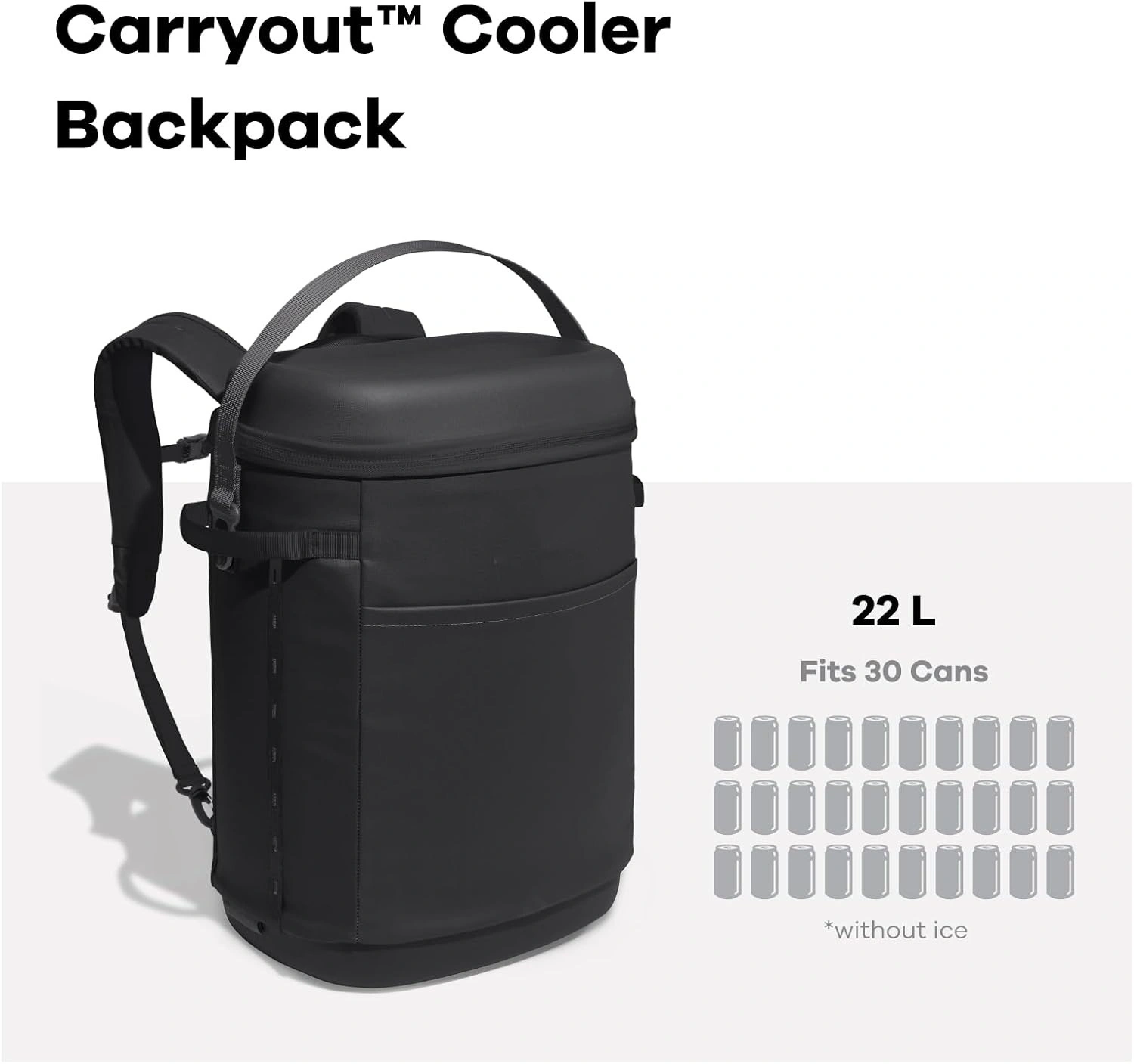 22L Insulated Cooler Backpack with Leakproof Liner OEM (1)