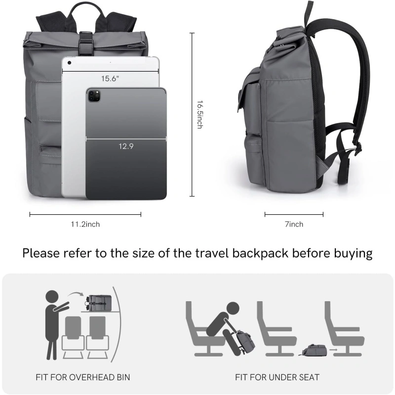 Customizable Business Laptop Backpack with Security Lock (1)