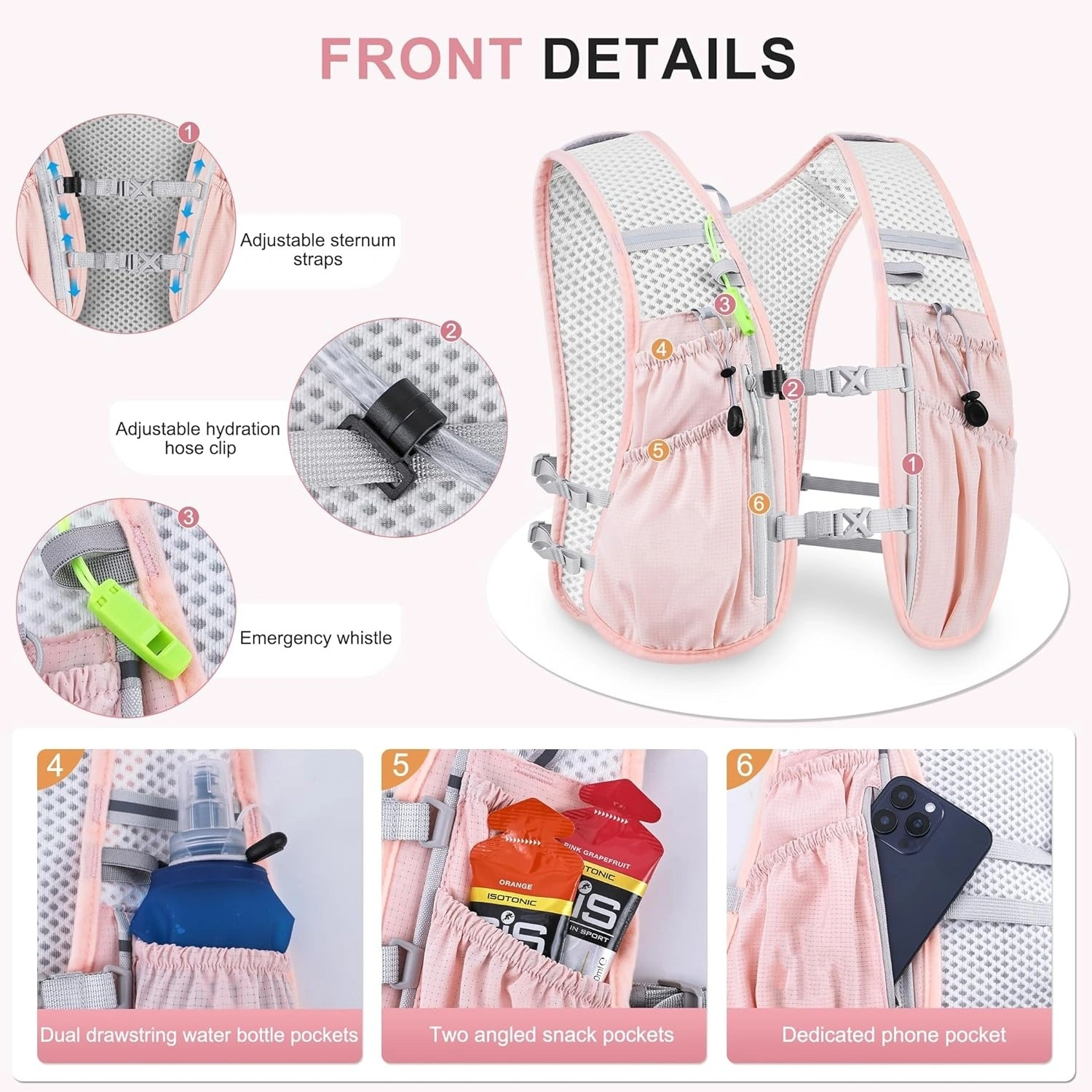 Factory-direct Breathable Backpack for Hiking and Running (1)