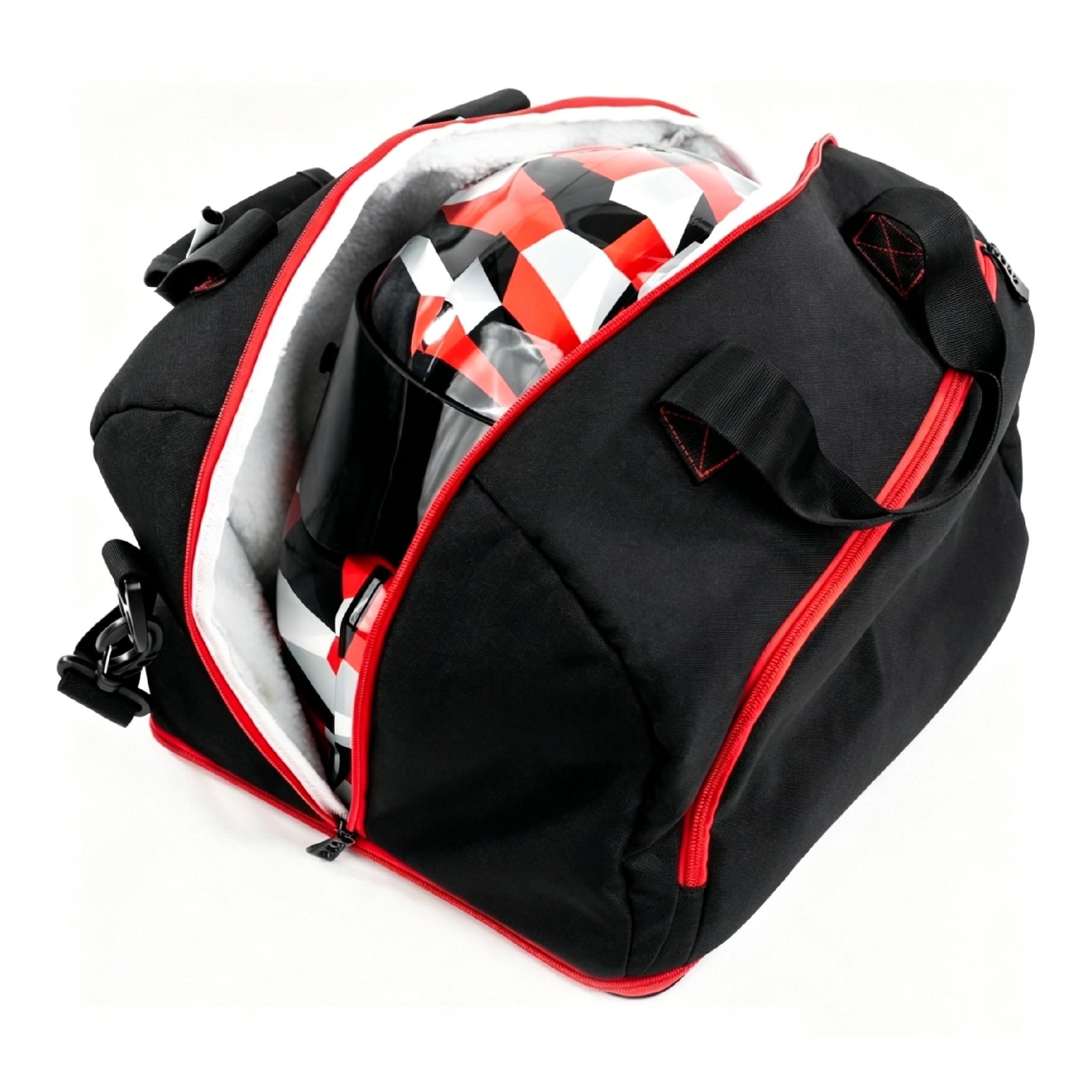Fleece Padded Racing Helmet Carry Bag