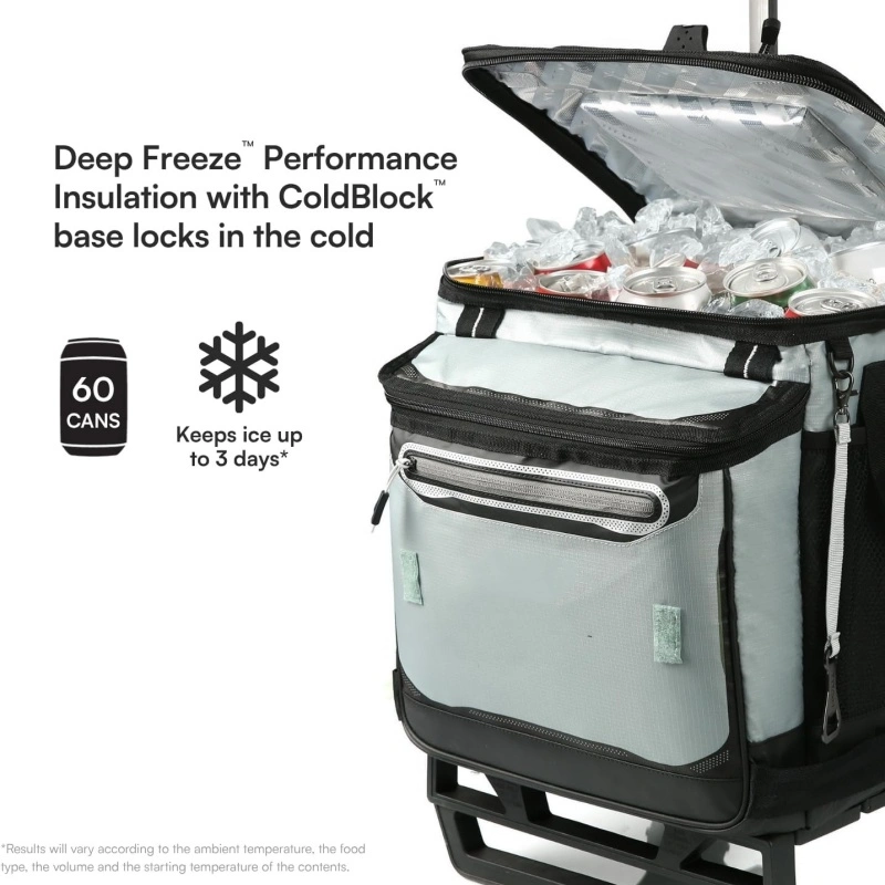 Heavy‑Duty Wheeled Cooler Bag Collapsible Cart Factory Direct (1)