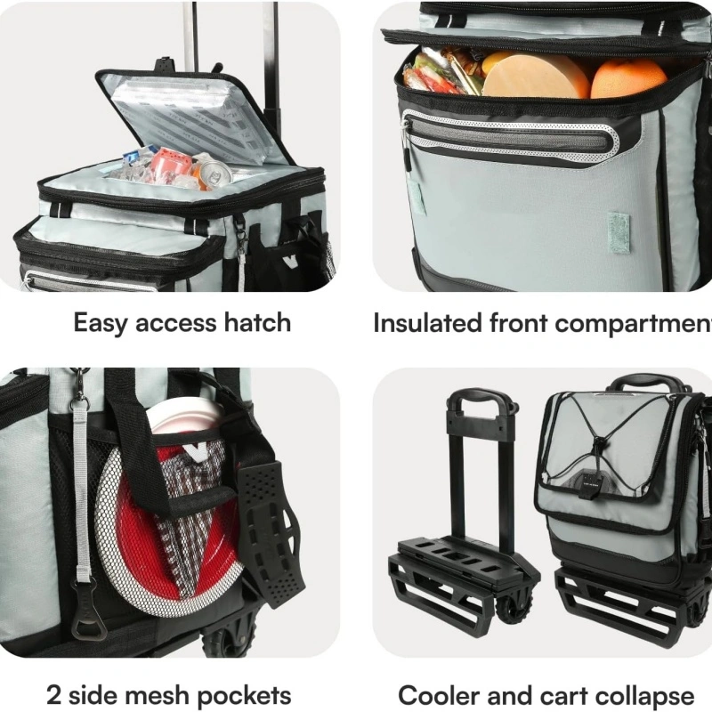 Large Capacity Insulated Cooler on Wheels OEM (1)