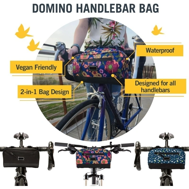 Multi-Pattern Convertible Cycling Handlebar Bag Features