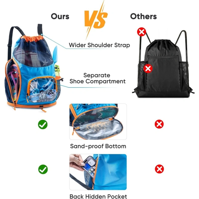OEM Easy-Clean Backpack for Wet and Dry Items (1)