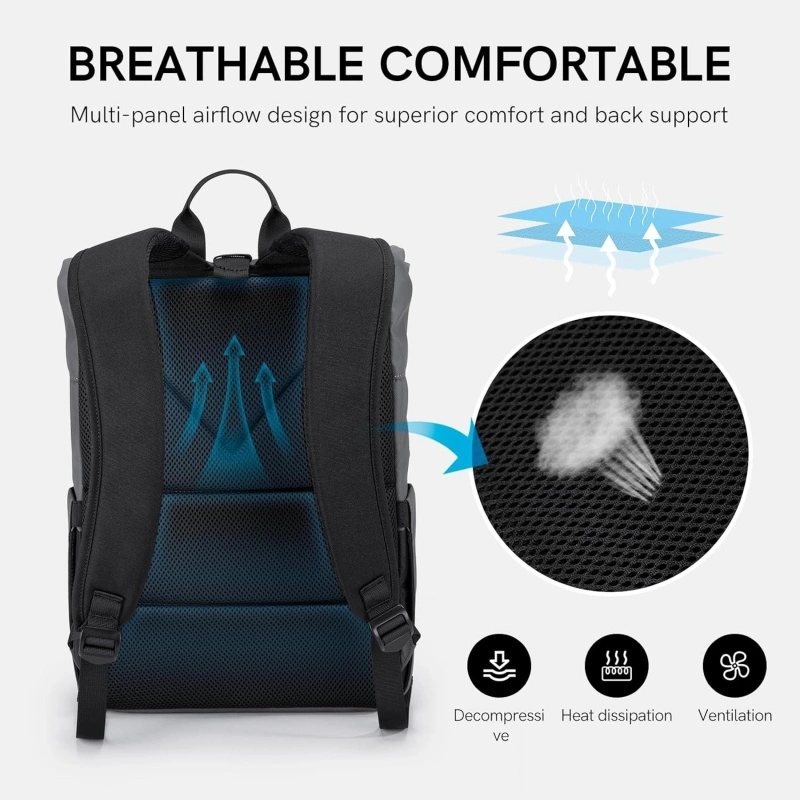 OEM Waterproof Lightweight Backpack with Zipper Lock (1)